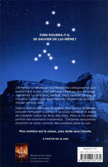 Back cover of La nuit où les étoiles se sont éteintes Tome 1