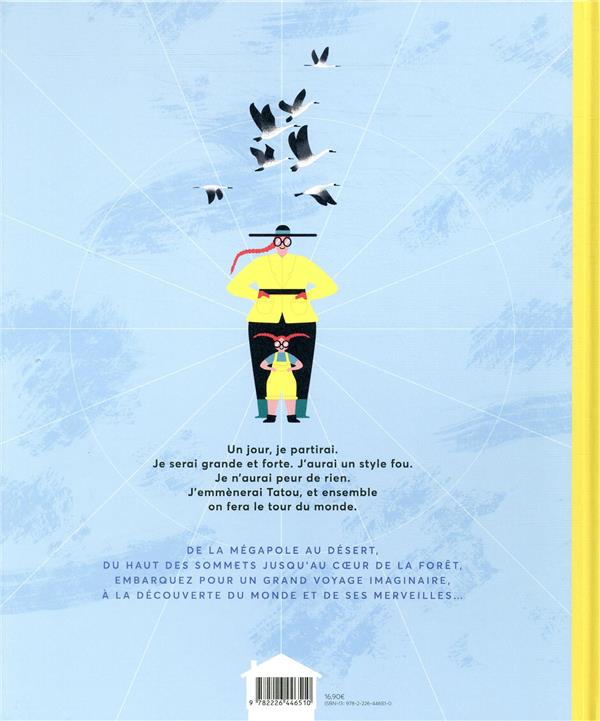 Back cover of Mon tour du monde imaginaire