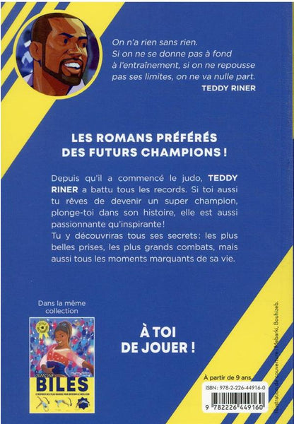 Back cover of L'école des champions Tome 1 : Teddy Riner