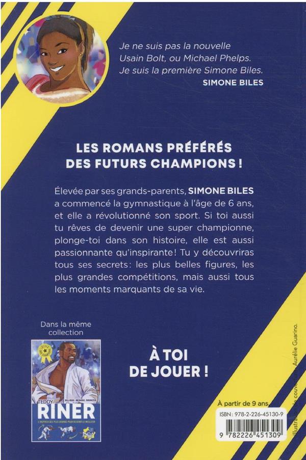 Back cover of L'école des champions Tome 2 : Simone Biles