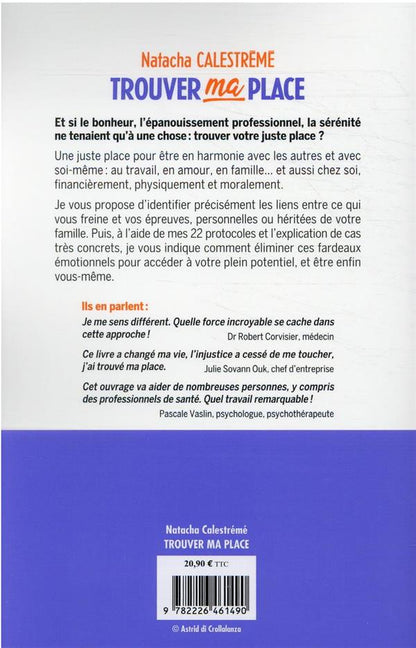 Back cover of Trouver ma place : 22 protocoles pour accéder au bonheur
