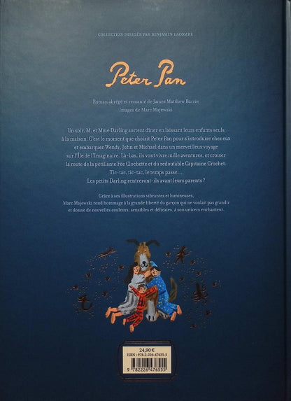 Back cover of Peter Pan