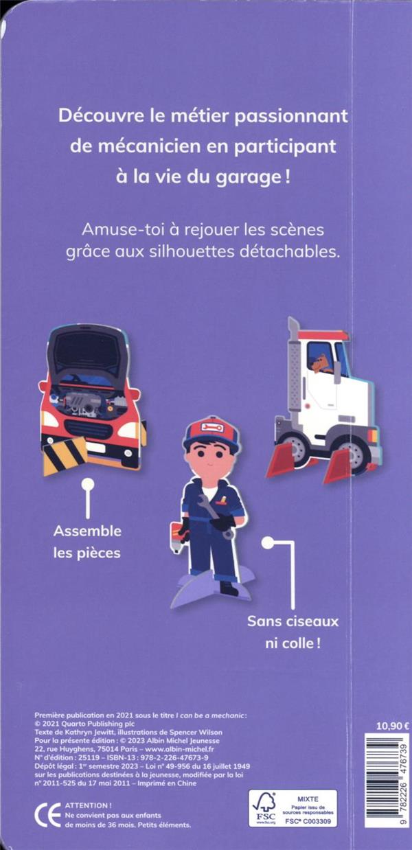 Back cover of Si j'étais... mécanicien
