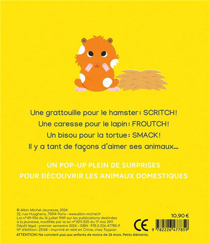 Back cover of Miaou : Mon p'tit pop-up de compagnie