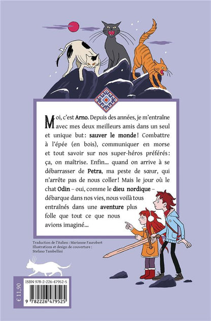 Back cover of Mon chat s'appelle Odin Tome 1