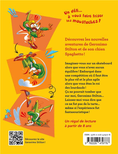 Back cover of Spaghetto Tome 2 : Duel au skatepark