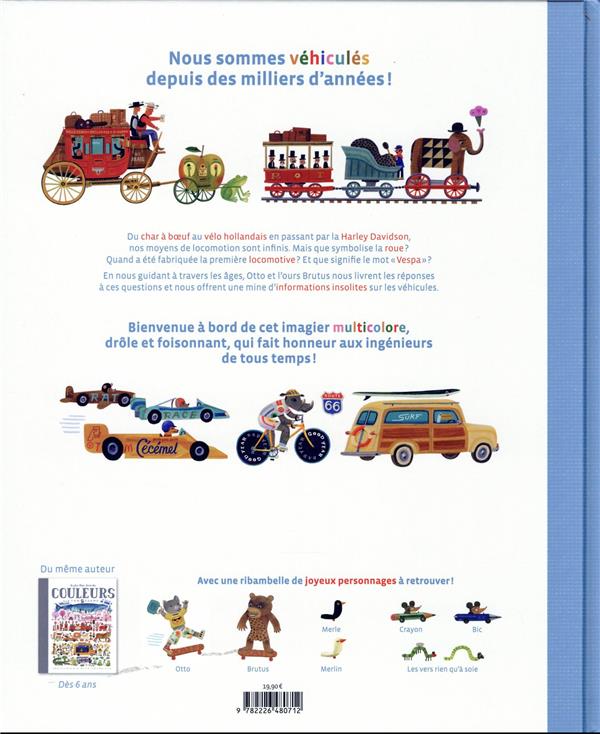 Back cover of Le grand livre des véhicules