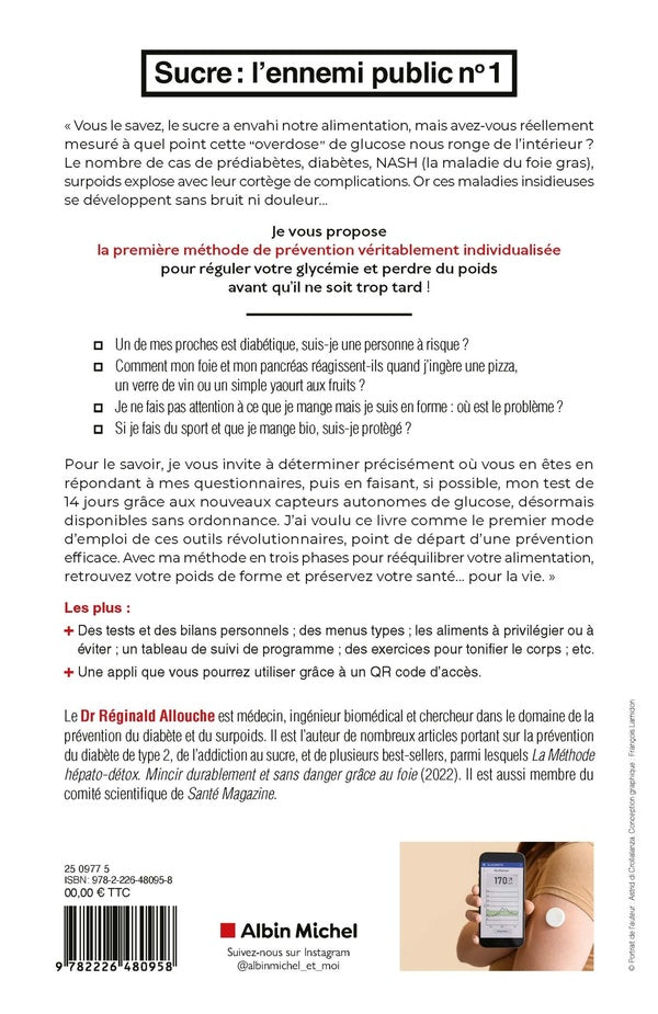 Back cover of Sucre : l'ennemi public n°1 : Prédiabète, diabète, NASH, prise de poids... Agissez avant qu'il ne soit trop tard
