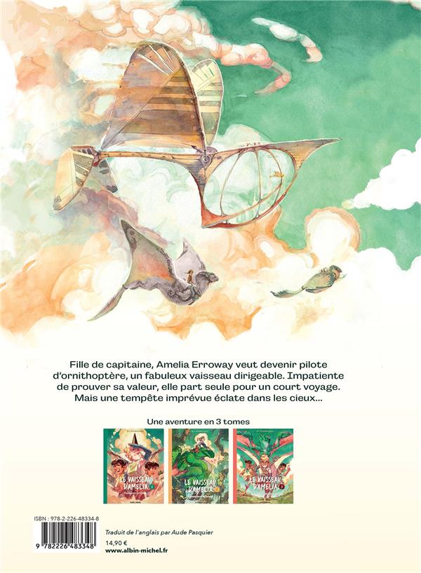 Back cover of Le Vaisseau d'Amelia Tome 1 : Capitaine Erroway
