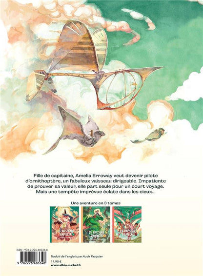 Back cover of Le Vaisseau d'Amelia Tome 1 : Capitaine Erroway