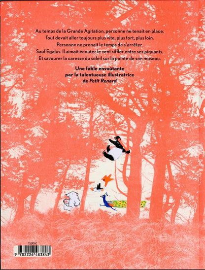 Back cover of Egalus : le petit hérisson et la grande forêt