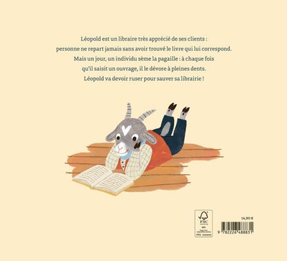 Back cover of Interdit de manger les livres !
