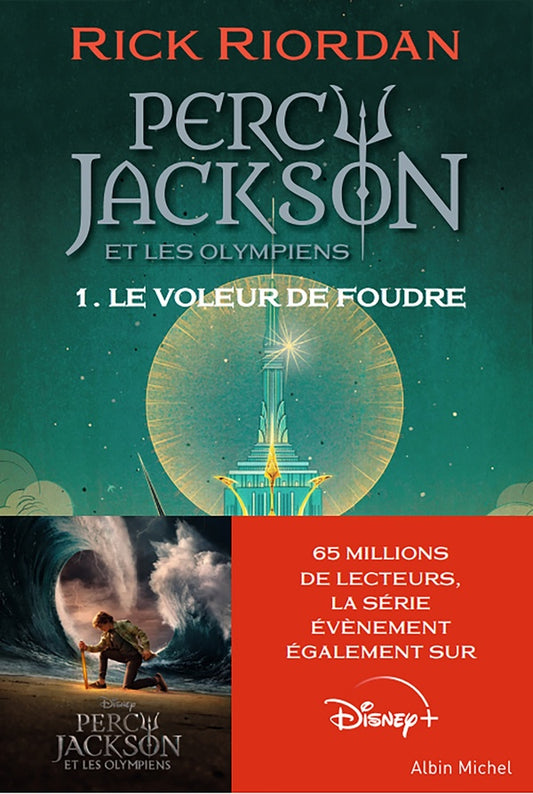 Front cover of Percy Jackson Tome 1 : Le voleur de foudre