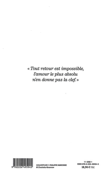 Back cover of L'Impossible retour