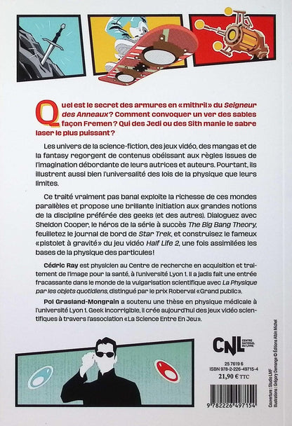 Back cover of Petit Traité de physique à l'usage des geeks (mais pas seulement)
