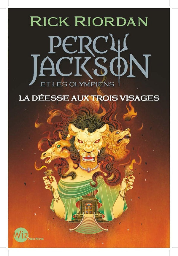 Front cover of Percy Jackson Tome 7 : La Déesse aux trois visages