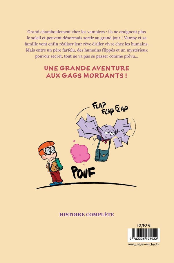 Back cover of Vampy : Nouveaux Voisins chez les humains