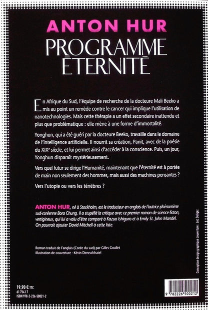 Back cover of Programme éternité