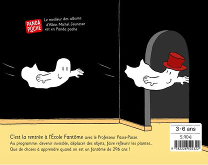 Back cover of L'école fantôme