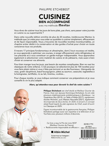Back cover of Cuisinez bien accompagné avec ma méthode Mentor