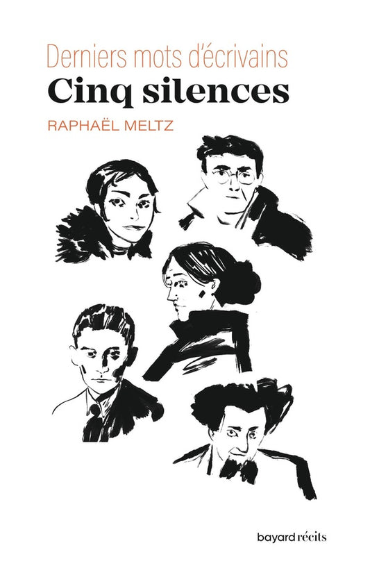 Front cover of Cinq silences : Derniers mots d'écrivains
