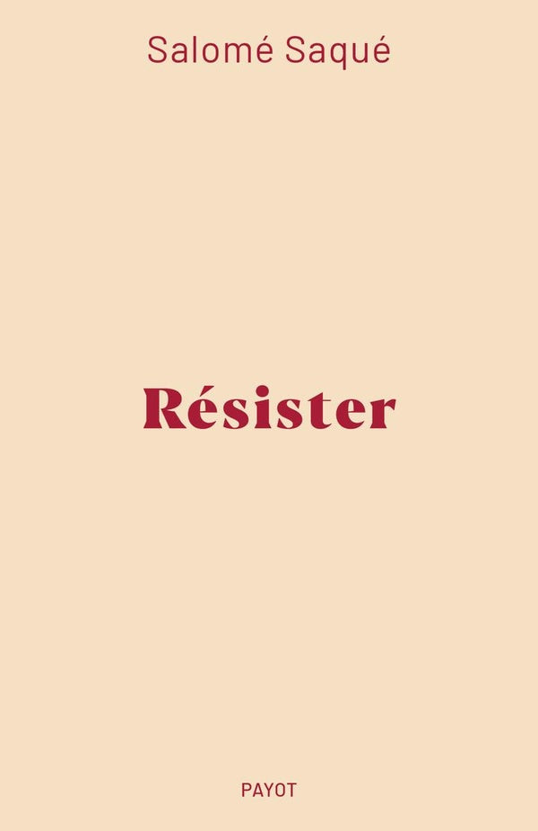 Front cover of Résister