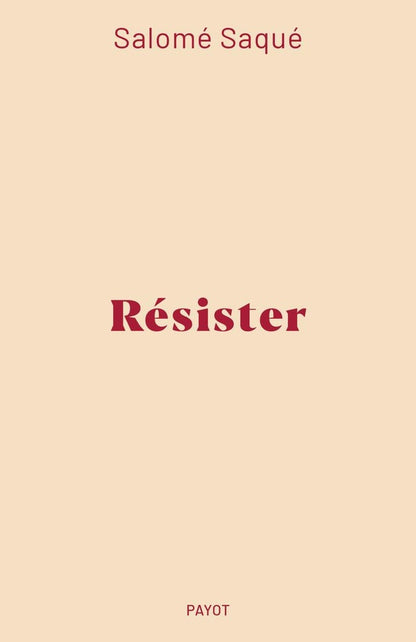 Front cover of Résister