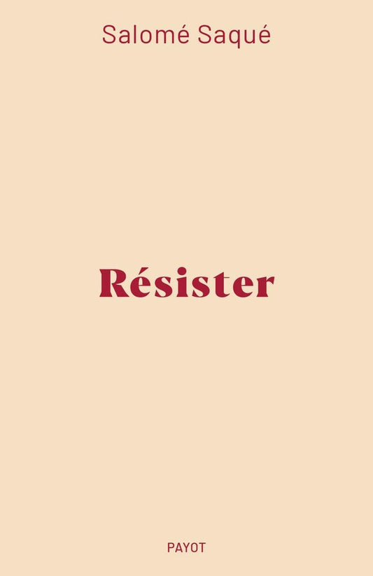 Front cover of Résister
