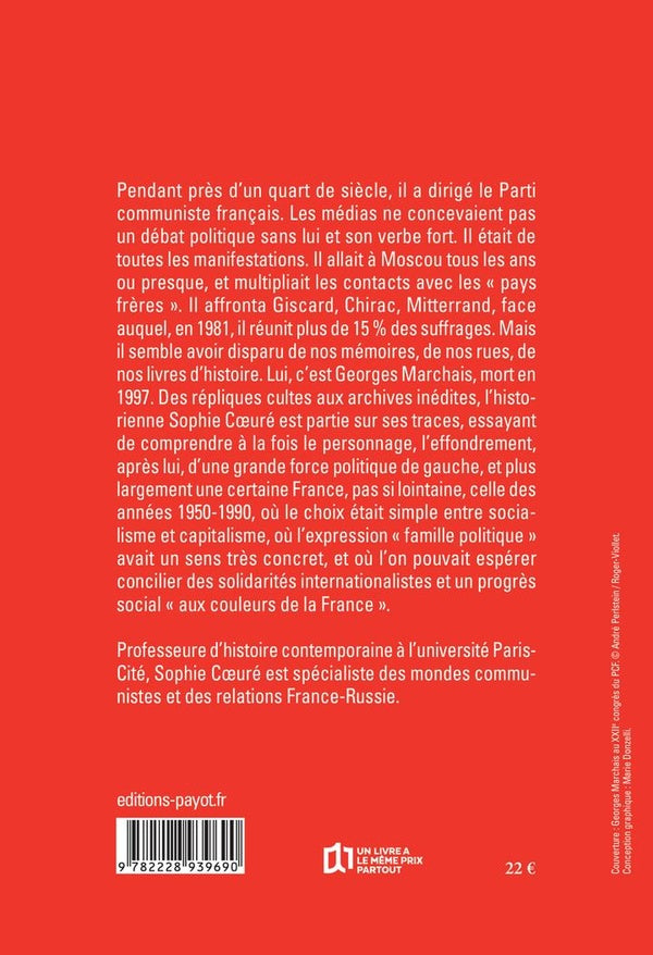 Back cover of Georges Marchais, ou la fin des Français rouges