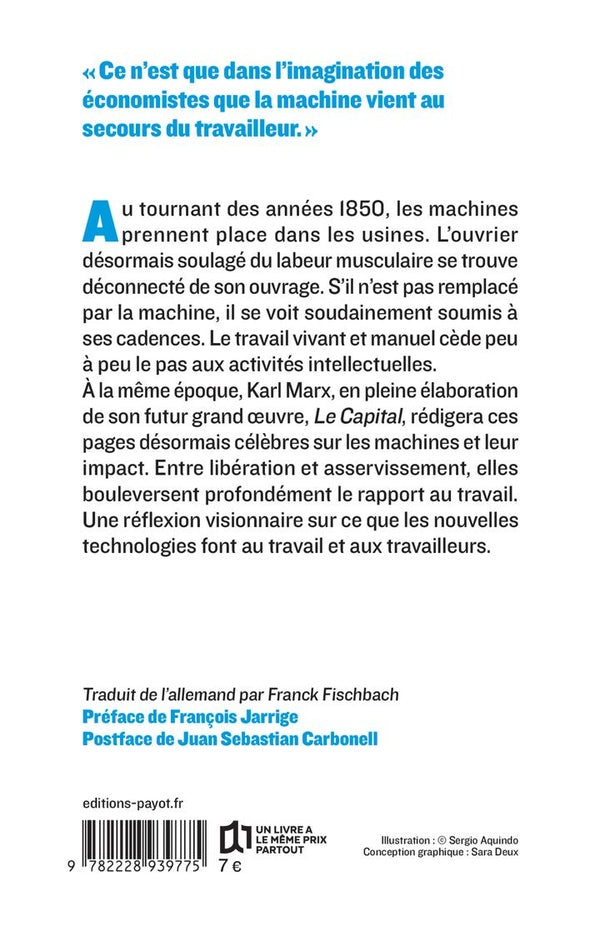 Back cover of Sur les machines