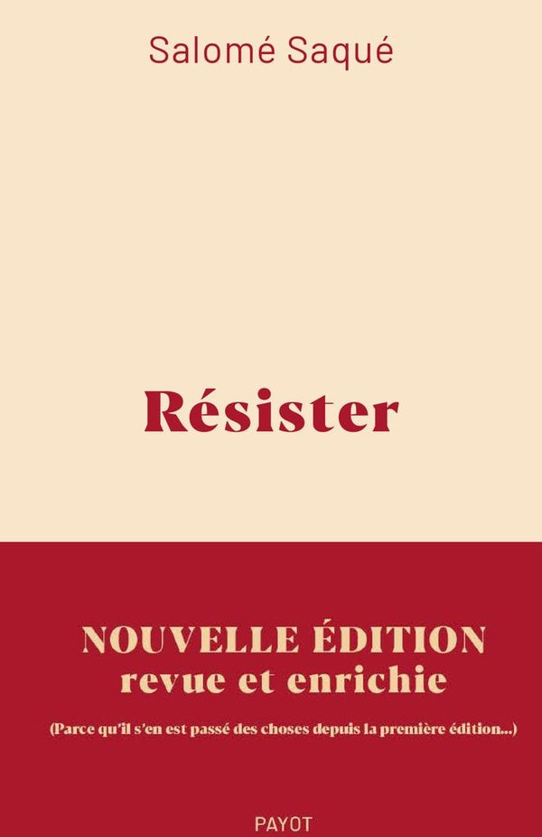 Front cover of Résister (édition 2026)