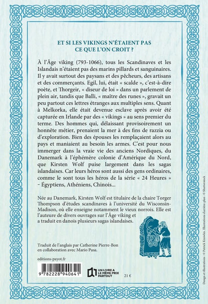 Back cover of 24 heures chez les vikings