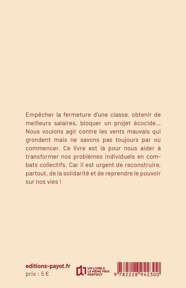 Back cover of S'organiser : Reprendre le pouvoir, mode d'emploi