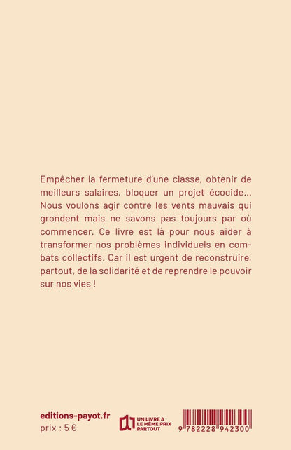 Back cover of S'organiser : Reprendre le pouvoir, mode d'emploi