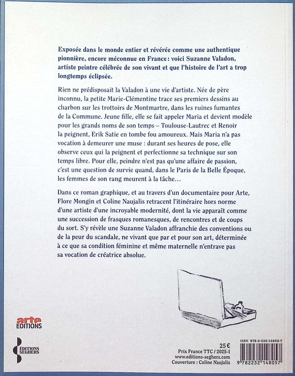 Back cover of Suzanne Valadon sans concession