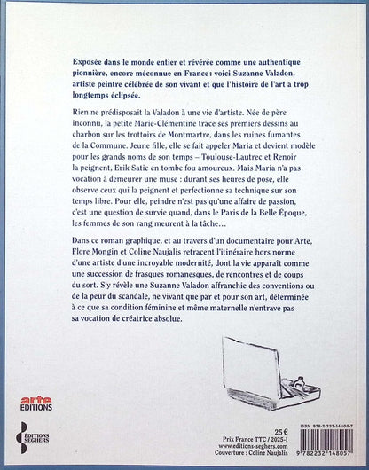 Back cover of Suzanne Valadon sans concession