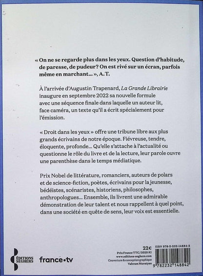 Back cover of Droit dans les yeux