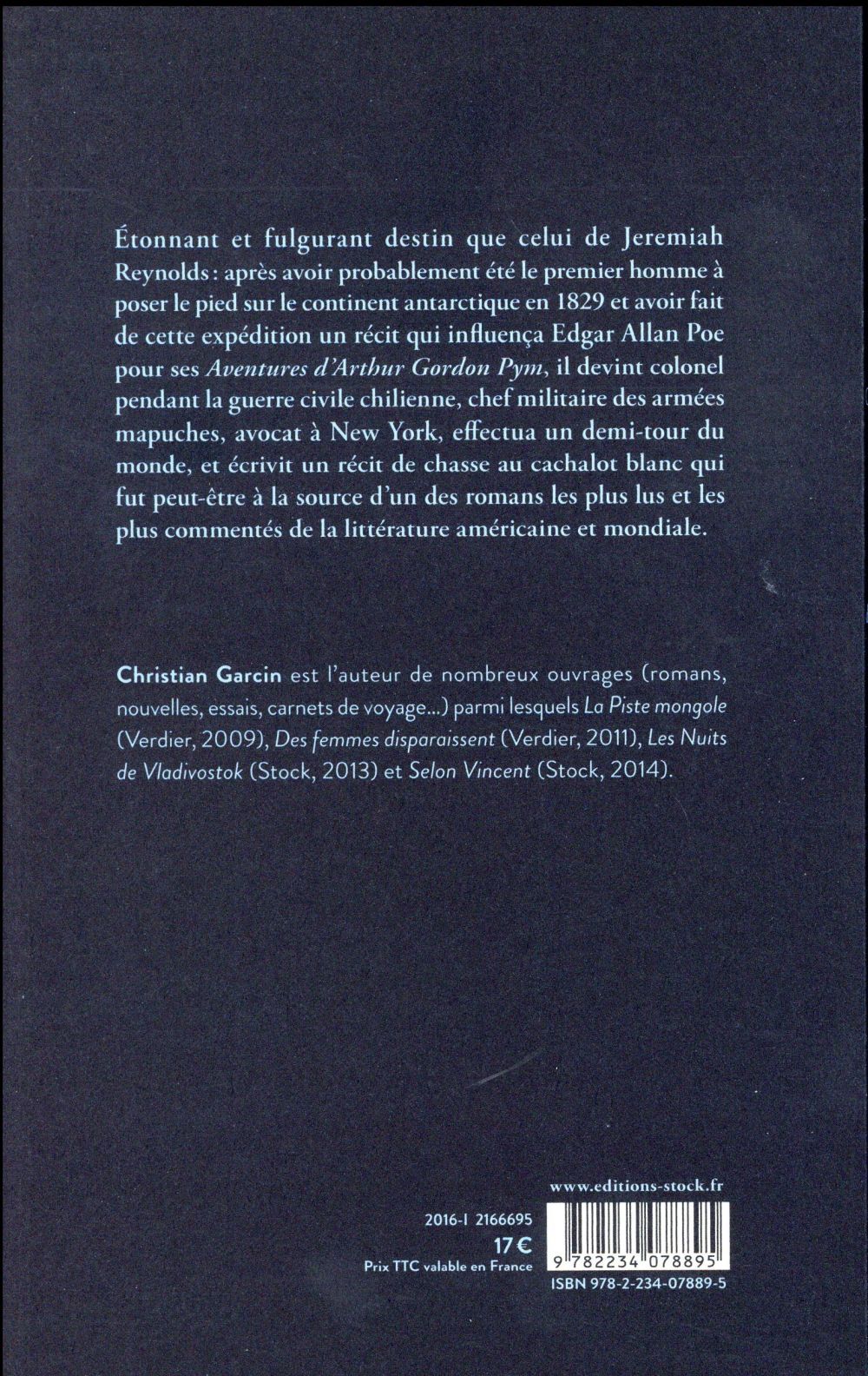 Back cover of Les vies multiples de Jeremiah Reynolds                     (IMPRESSION A LA DEMANDE)