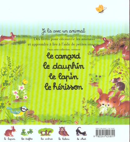 Back cover of Je lis avec : le lapin