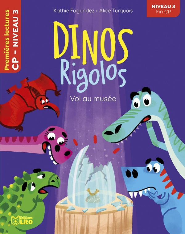 Front cover of Dinos rigolos : Vol au musée