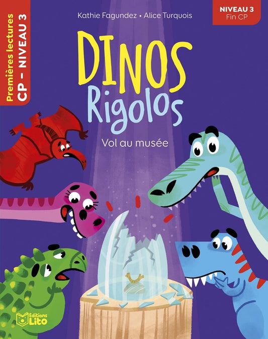 Front cover of Dinos rigolos : Vol au musée