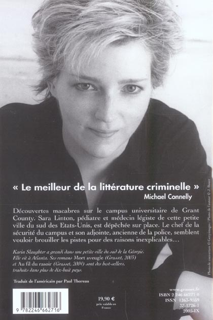 Back cover of A  froid