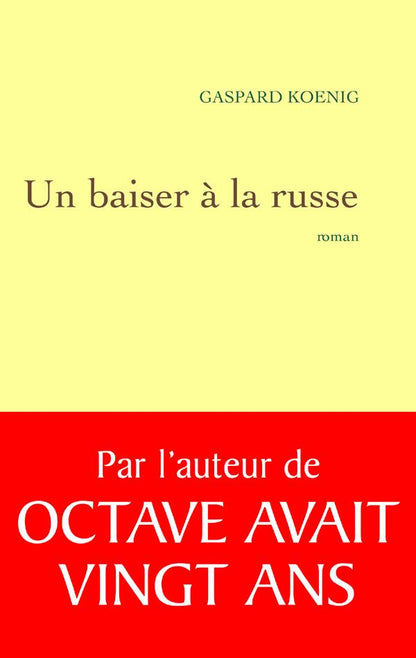 Front cover of Un baiser à la russe