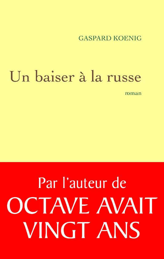 Front cover of Un baiser à la russe