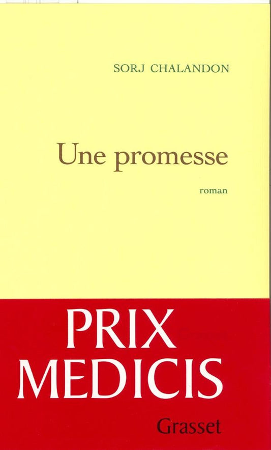 Front cover of Une promesse                     (IMPRESSION A LA DEMANDEPRIX MEDICIS 2006)