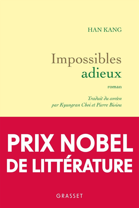 Front cover of Impossibles adieux                     (traduction conjointe Pierre Bisiou)