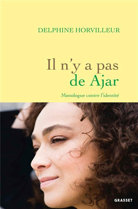 Front cover of Il n'y a pas de Ajar : monologue contre l'identité