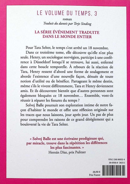 Back cover of Le Volume du temps Tome 3