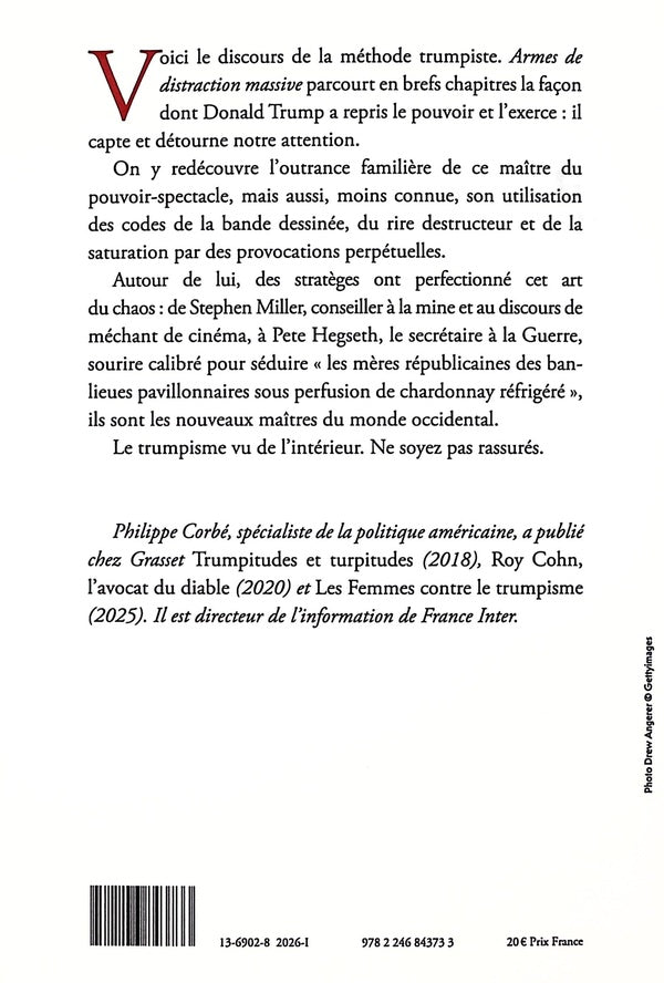 Back cover of Armes de distraction massive