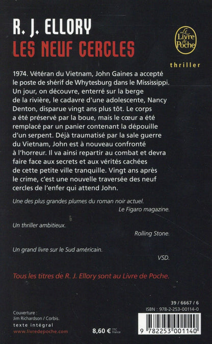 Back cover of Les neuf cercles